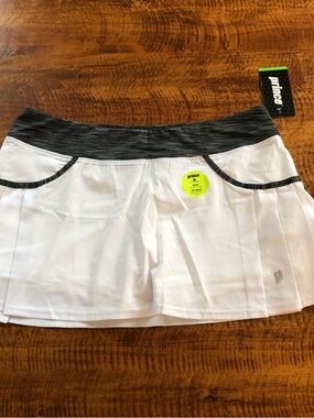 NWT Prince Tennis White Shorts Skirt/Skort - L